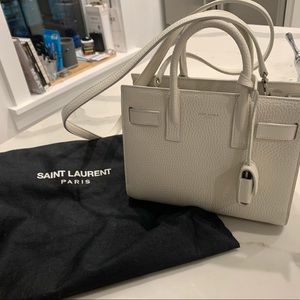 Saint Laurent Sac de Jour Nano - RARE WHITE